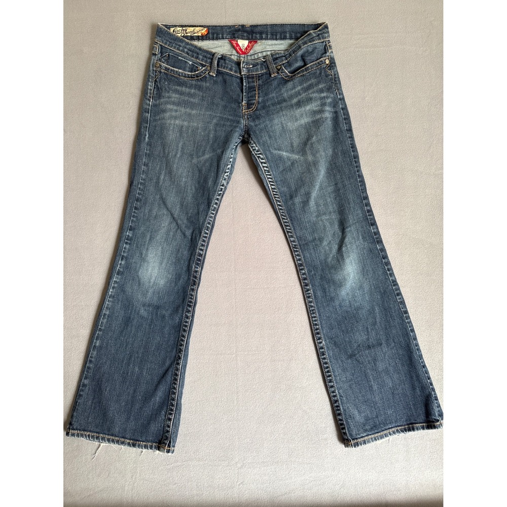 Lucky Brand Lil Bloomfield Jeans Womens 12/31 Blue  Bootcut Y2K 7W10161